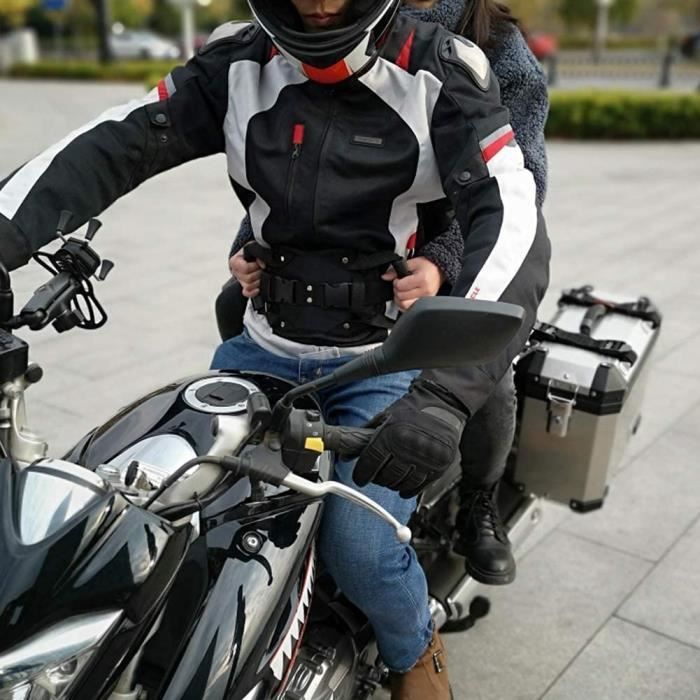 Harnais Enfant Moto Homologué Magent Harnais Moto Enfant - Ceinture De Sécurité Réglable Avec Poignées Pour Passager Moto Ou Scooter Sécurité Passager Moto