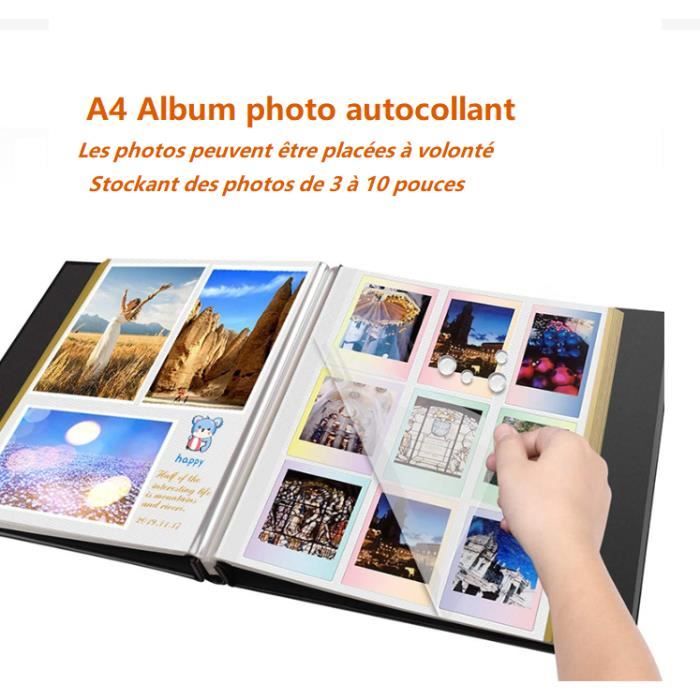 ARPAN Grand Album Photo Autocollant 20/40 Feuilles/côté X 1 (Style Vintage Art Déco