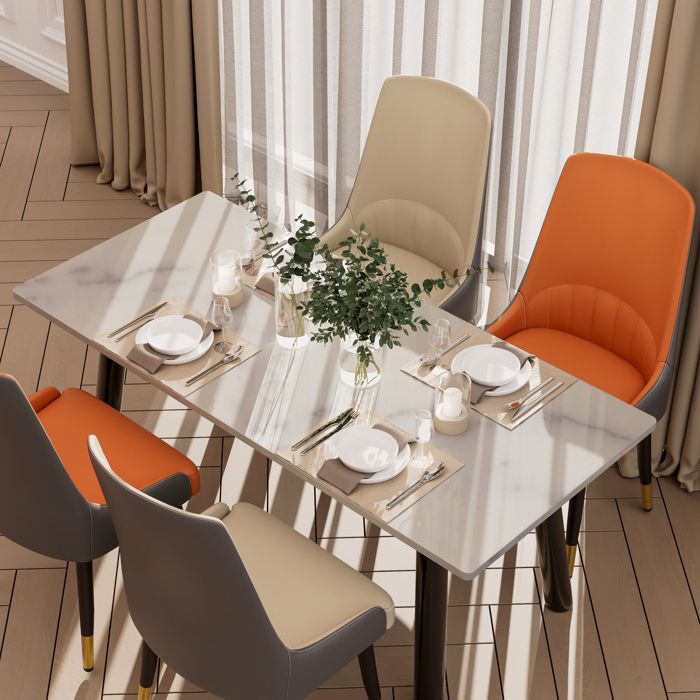 Lot de 2 Chaise Salle à Manger Chaise Cuisine Design Confortable ...