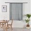 Store Romain Occultant Avec Rail – 140x140 Cm, Blanc, Pour Salon, Chambre, Bureau