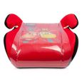 Rehausseur siège auto pour enfants - Disney - Cars 104 - Groupe 2/3 - Rouge - Avec réducteur-2