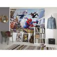 Papier peint Spiderman et ses amis 184X254 CM-2