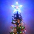 LED étoile de Sapin Noël 18 cm étoile décoratif sur sapin Noël LED Brillant-2