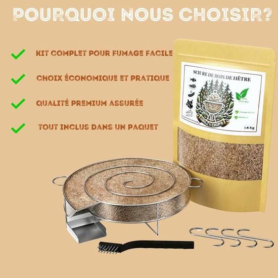 Dww-spirale Fumoir Froid - Rondes - Fumoir Serpentin - Gnrateur De Fume - Pour F