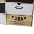 armoire DRULINE mini-coffre CARGO Armoire 6 tiroirs Shabby Chic armoire de rangement 0708QNPXIGN-3