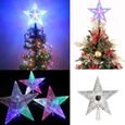 LED étoile de Sapin Noël 18 cm étoile décoratif sur sapin Noël LED Brillant-3
