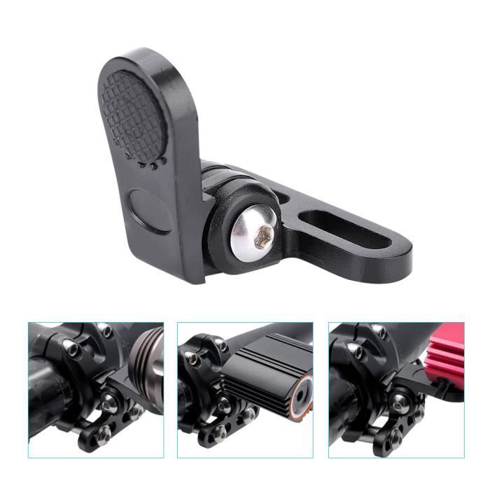 Rallonge De Guidon VTT – Support Aluminium Avec Espaceurs Antidérapants, Fixation Rapide, Pour Phare/GPS/téléphone