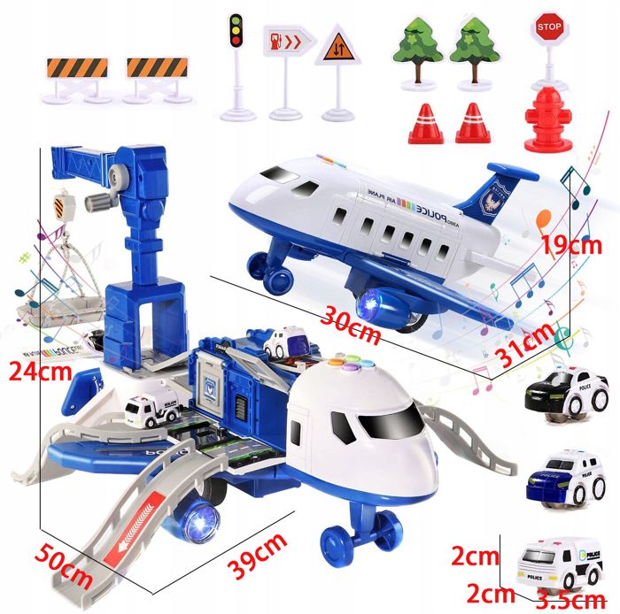 Avion Jouet Lumières Et Sons Avec 2 Voitures Métal Police Et Pompiers Systeme Friction Piles Incluses Infinity Line Avion Jouet Lumières Et Sons Avec 2 Voitures Métal Police Et Pompiers Systeme Friction Piles Incluses Infinity Line