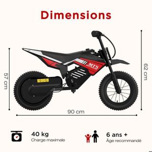 Jouet Moto éducatif – Modèle 2-en-1 Transformable, Cadeau Créatif Enfant à Partir De 3 Ans