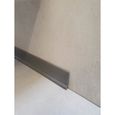 Plinthe souple en PVC grande qualité de MadeInNature®, hauteur 70 mm, longueur (10ml, Gris foncé) -0