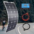 panneau solaire kit complet 100w 200w 300w 400w Flexible solar cell haute efficacité 23 PWM contrôleur pour [6AF3148]-0