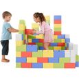 200XXL color blocs de construction géants GIGI Bloks, blocs Jumbo pour enfants, Grandes briques empilables pour constructions réelle-0