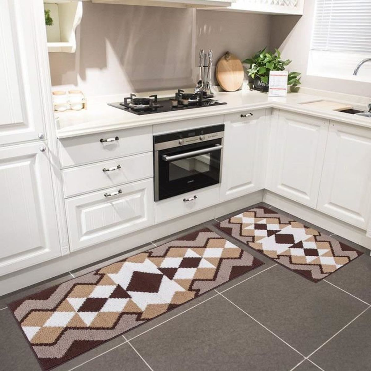 Tapis de Cuisine Orange Tapis de Cuisine Orange