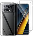 Kit de protection - NOVAGO - Xiaomi Poco X6 Pro 5G - Coque Gel TPU - Films verre trempé - Résistant aux chocs