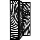 PEGANE Paravent contemporain en Bois coloris Noir - 120 x 170 cm
