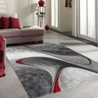 UNAMOURDETAPIS Tapis moderne - 160x230 cm - MADILA Rouge - Polypropylène - UN AMOUR DE TAPIS
