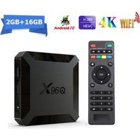 Android TV box X96Q - Allwinner H313 - 2Go RAM 16Go ROM - 4K Ultra HD H.265 - HDMI Smart TV
