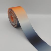 Sangle en Nylon Impression Thermique Imprimé 5cm 50mm pour Sacs Anse Bandoulière Réglable Attaches Gris Jaune Orange Noir Bagages