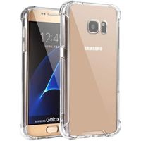 Coque pour Samsung Galaxy S7 - Antichoc Protection Silicone Souple Transparent Phonillico®