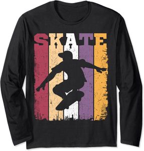SKATEBOARD - LONGBOARD Skate Rétro Pour Skateboarder Manche Longue.[Z1392]
