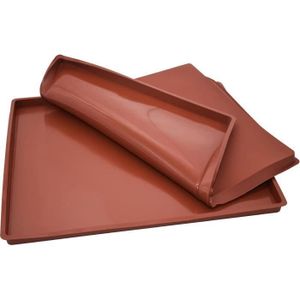 Tapis De Cuisson Silicone Antiadhésif Original - 16,5 X 24,5 Pouces - Orange