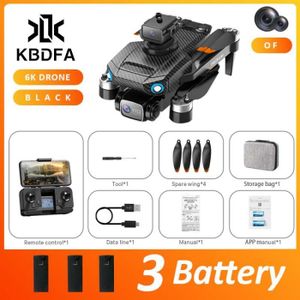 DRONE 6K-Noir-OF-3B-KBDFA Drone P8 Pro Avec Caméra 4K HD