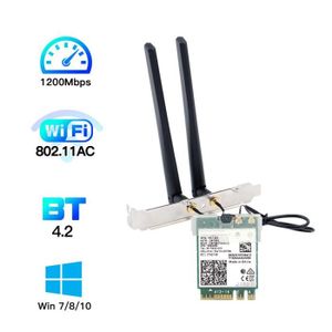 Carte Réseau Wi-fi 6e Intel Ax210, 5374 Mb/s, Bluetooth 5.2, 10dbi, Avec  Antenne 802.11ax, 2.4/5/6ghz (ax210ngw), Pour Ordinateur De Bureau - Cartes  Réseau - AliExpress