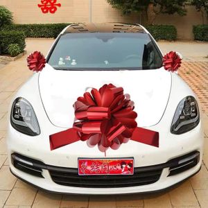 Nœuds géants, grands nœuds rouges décoratifs, décoration de voiture, noeud  de Noël, grand cadeau pour la Saint-Valentin, le A550 - Cdiscount Maison