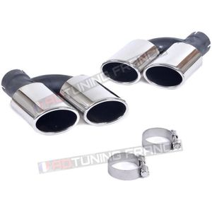 Embout d/échappement pour A4 A5 A6 A7 Duplex /échappement sport double tube