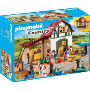 UNIVERS MINIATURE PLAYMOBIL - Poney Club - Country - Enclos modulabl