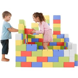 JELLY BLOX - Boîte De Rangement + 30 Blocs De Construction Souples Et Extensibles - Jeu Sensoriel Dès 2 Ans