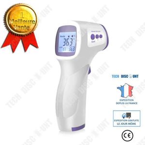 Thermomètre frontal infrarouge sans contact pour bébé enfants adultes Bleu  YONIS au meilleur prix