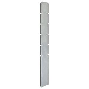 CLÔTURE - GRILLAGE COC-7416653570556-Poteau de clôture en gabion argenté 160 cm acier galvanisé