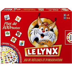 EDUCA - Le Lynx Disney, Jeux de Societe Enfant 70 Images, Jeu Enfants +4  Ans