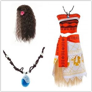 DÉGUISEMENT - PANOPLIE Déguisement Vaiana Fille Cosplay Costume Moana FIN