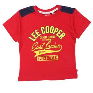 T-SHIRT Lee Cooper - T-shirt - GLC0125 TMC S3-4A - T-shirt Lee Cooper - Garçon