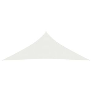 VOILE D'OMBRAGE Voile d'ombrage 160 g-m² Blanc 4,5x4,5x4,5 m PEHD - Pwshymi - D6304