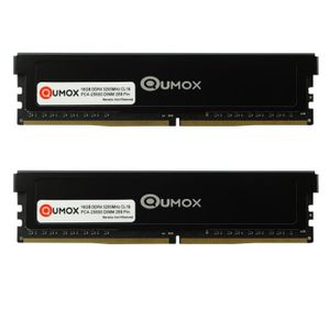 MÉMOIRE RAM QUMOX 2x16Go DDR4 3200 3200MHz PC4-25600 PC-25600 
