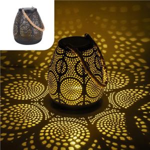 LAMPION Gadgy lanterne solaire marocaine - lampe solaire de table pour jardin extérieur - lampe solaire marocaine - lampe solaire de jar46