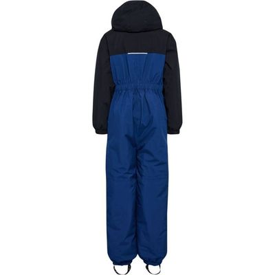 Combinaison De Ski Q BASE Enfant 8/10 Ans Avec Capuche, Laine Mélangée + Gants Noirs - Occasion