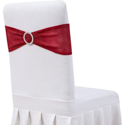 Lot De 6 Nœuds De Chaise Prune Lavander - Satin 5 Pouces, Déco Mariage Allée