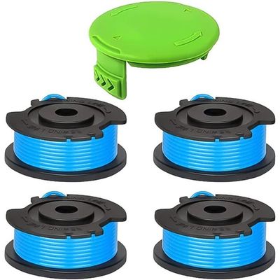 6 Bobine Fil Coupe Bordure 1 Cap 1 Spring Set Compatible Avec Black Et