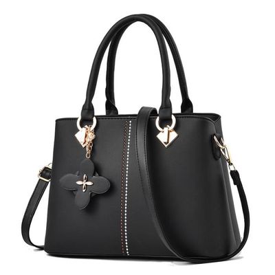 Sac Fourre-tout Femme Simili Cuir Noir à Bandoulière - Dimensions : 35 X 30 X 12 Cm - Neuf Sans étiquettes De Vente