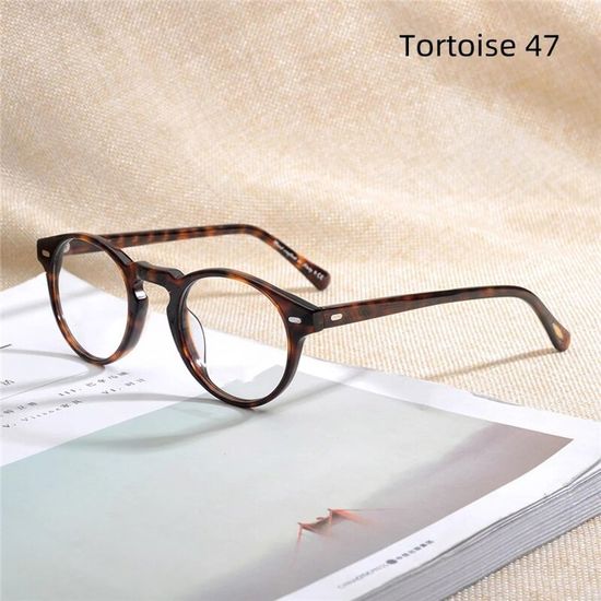 Lot De 3 Montures Lunettes JM - Ovales Vintage, Charnière à Ressort, Pour Homme Et Femme