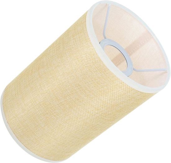 OSALADI Abat-jour Pour Lampe Murale Et Plafonnier Domestique En Tissu Couleur Beige Ondulé, Cache-plafonnier Européen, Protection Décorative Pour