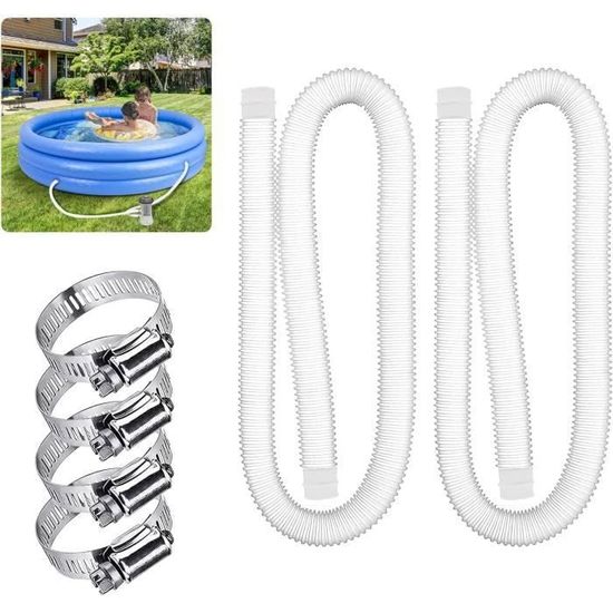 Thinkhappyyoyo Tuyau de rechange pour piscine 1,5 m x 3,2 cm