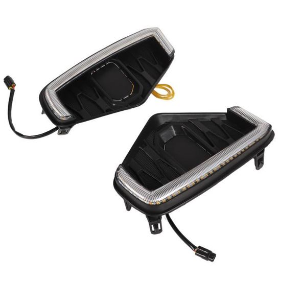 2 Feux De Jour LED Dynamiques Ambre Clignotants Pour Ford Focus Mk4 2018-2020 - Rétroviseurs Latéraux