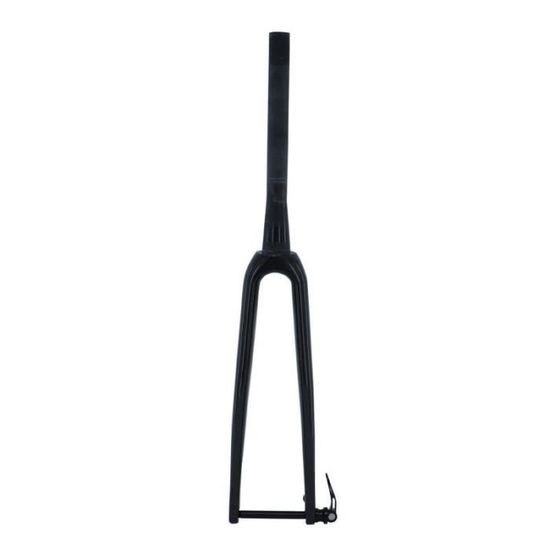 Fourche Acier Route Droite 700c – Filetée 1″, Diamètre 25.4mm – Chromée – Neuve