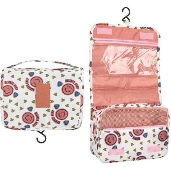 Trousse De Toilette Suspendue Voyage Narwey Motif éléphant - Organisateur Cosmétique Femme