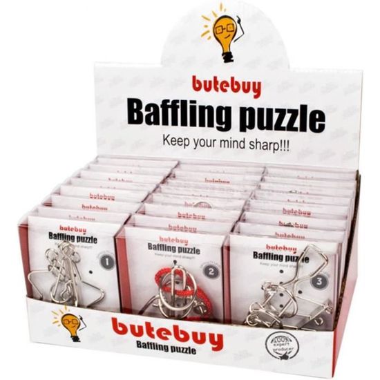 Casse-tête Métallique - Lot De 9 Puzzles En Alliage - Niveaux De Difficulté Variables - Pour Adultes Et Ados
